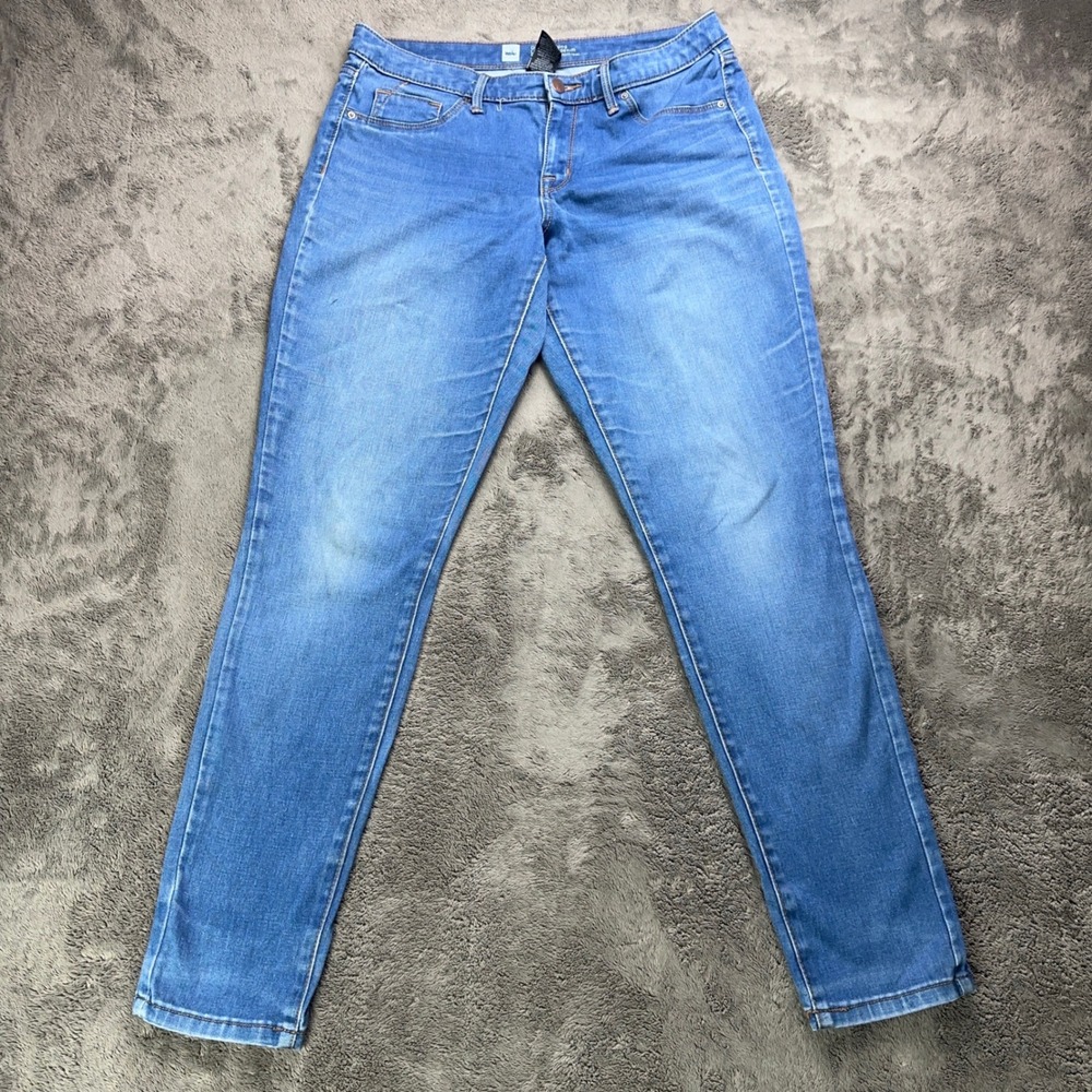 Mossimo Denim Legging Premium Denim Medium Wash Skinny Jeans Womens Size 10
